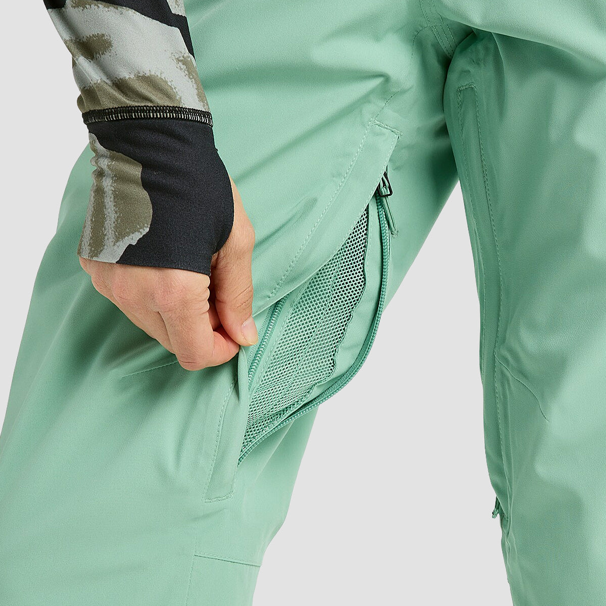 Burton Reserve 2L Stretch Slim Snow Pants Soft Sage - Womens