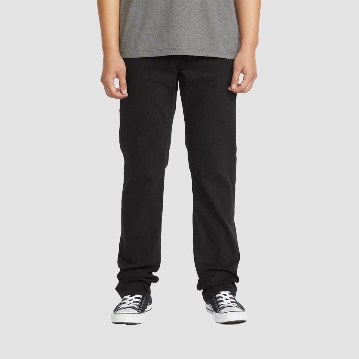Volcom Solver Modern Fit Jeans Black Out