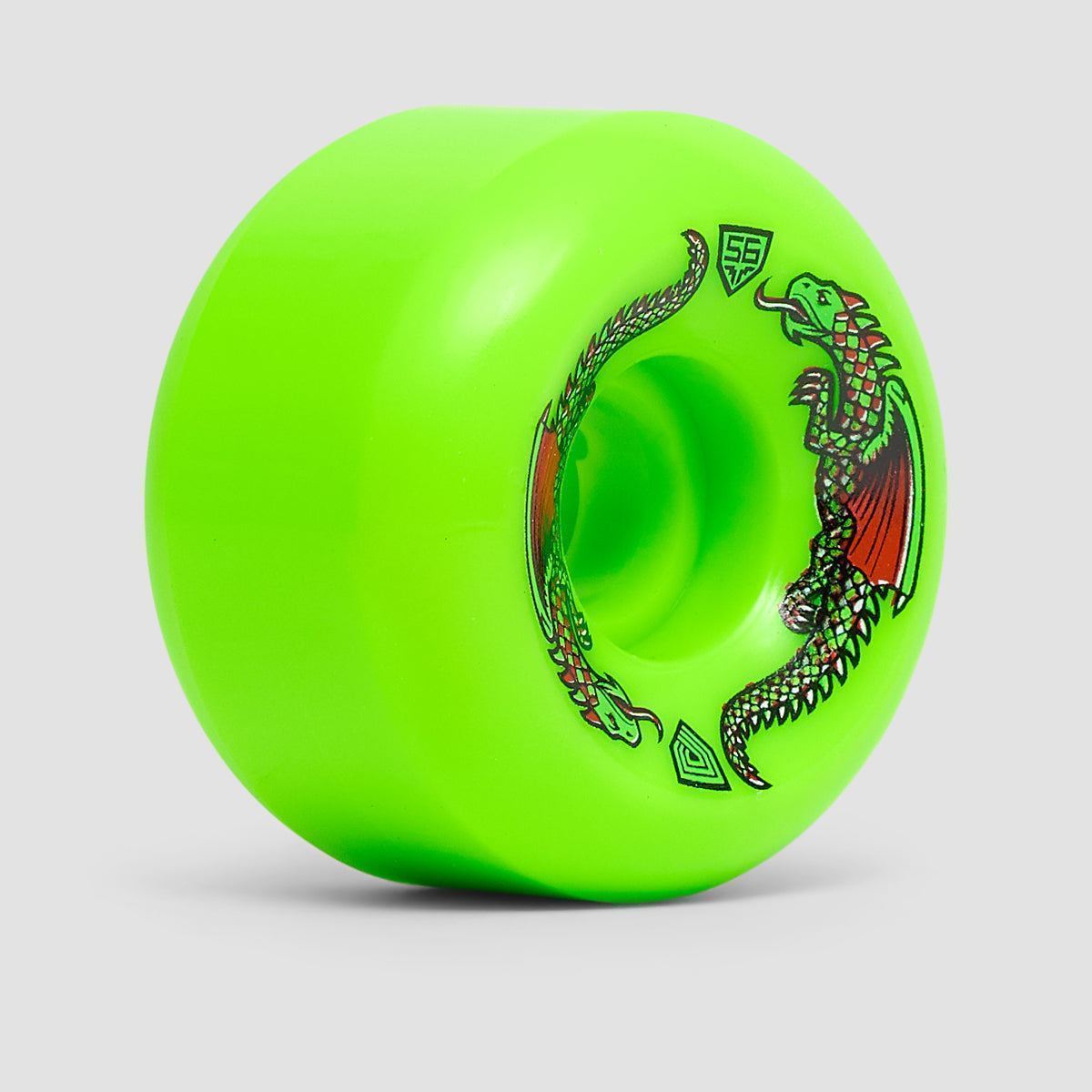 Powell Peralta Dragon Formula 93A V6 Skateboard Wheels Green 56x36mm