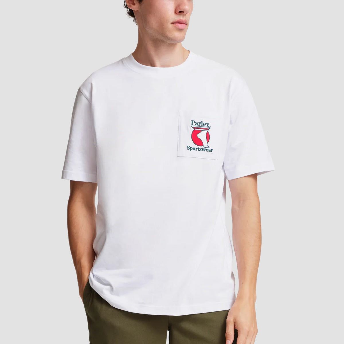 Parlez Currere Pocket T-Shirt White