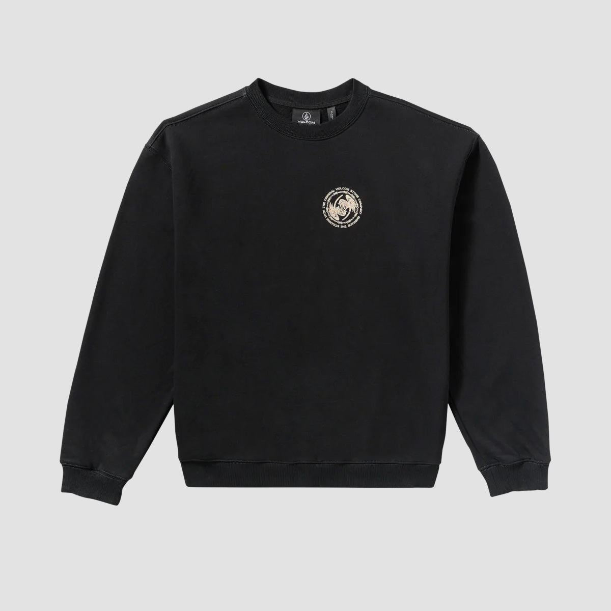 Volcom Watanite Crew Sweatshirt Black