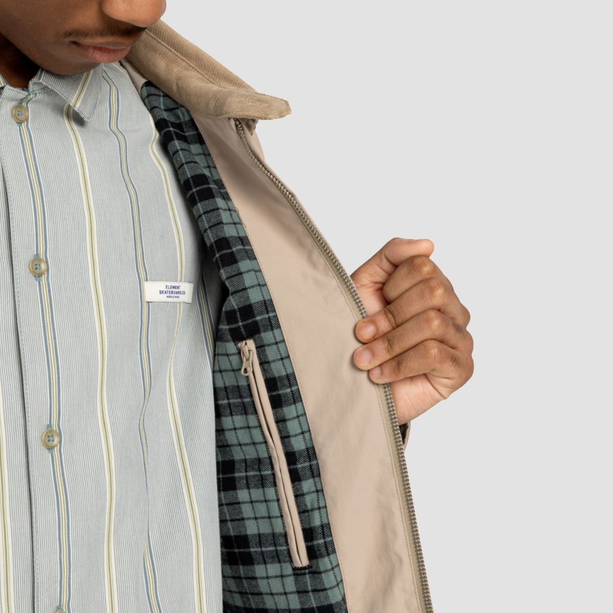 Element Stew Zip Jacket Aluminum