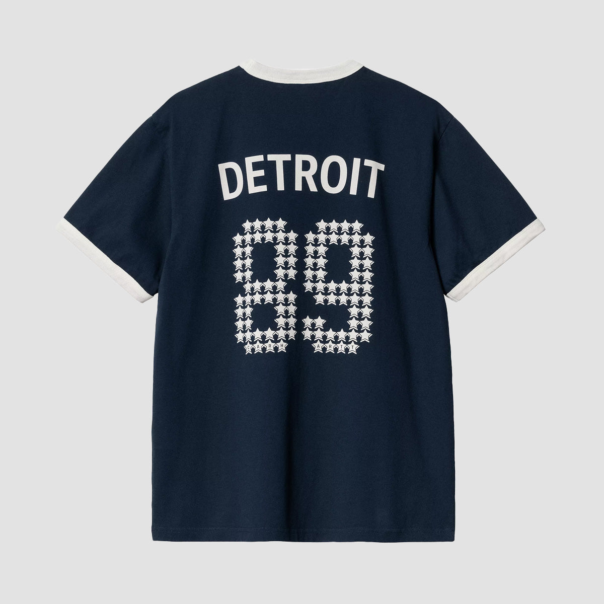 Carhartt WIP 89 Ringer T-Shirt Ink/Wax Heavy Enzyme Wash