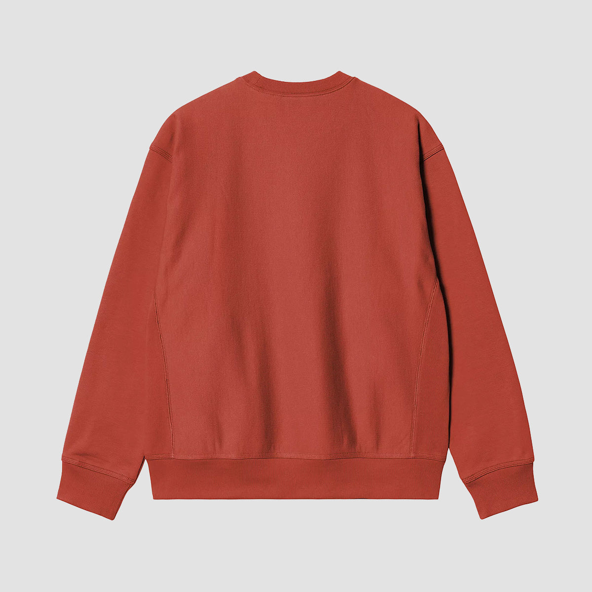 Carhartt WIP American Script Crew Sweatshirt Oxide Red