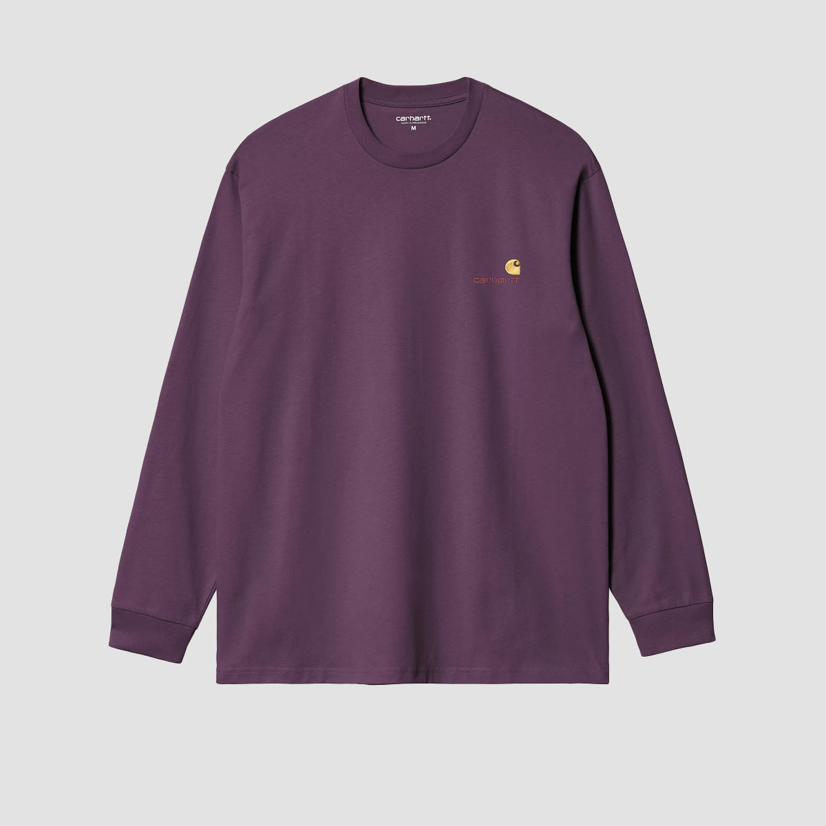 Carhartt WIP American Script Longsleeve T-Shirt Huckleberry
