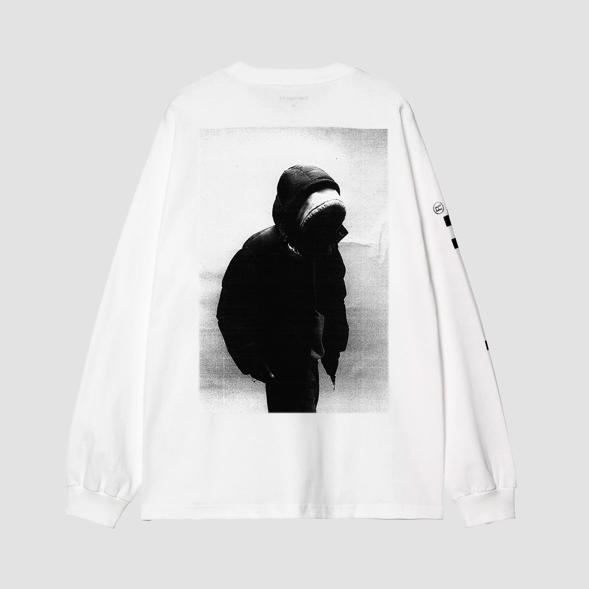Carhartt WIP Archive Script Longsleeve T-Shirt White