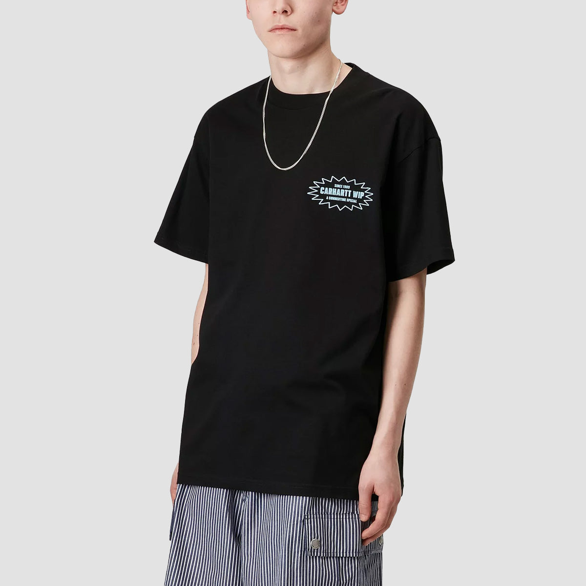 Carhartt WIP Catalogue T-Shirt Black/Bluebird