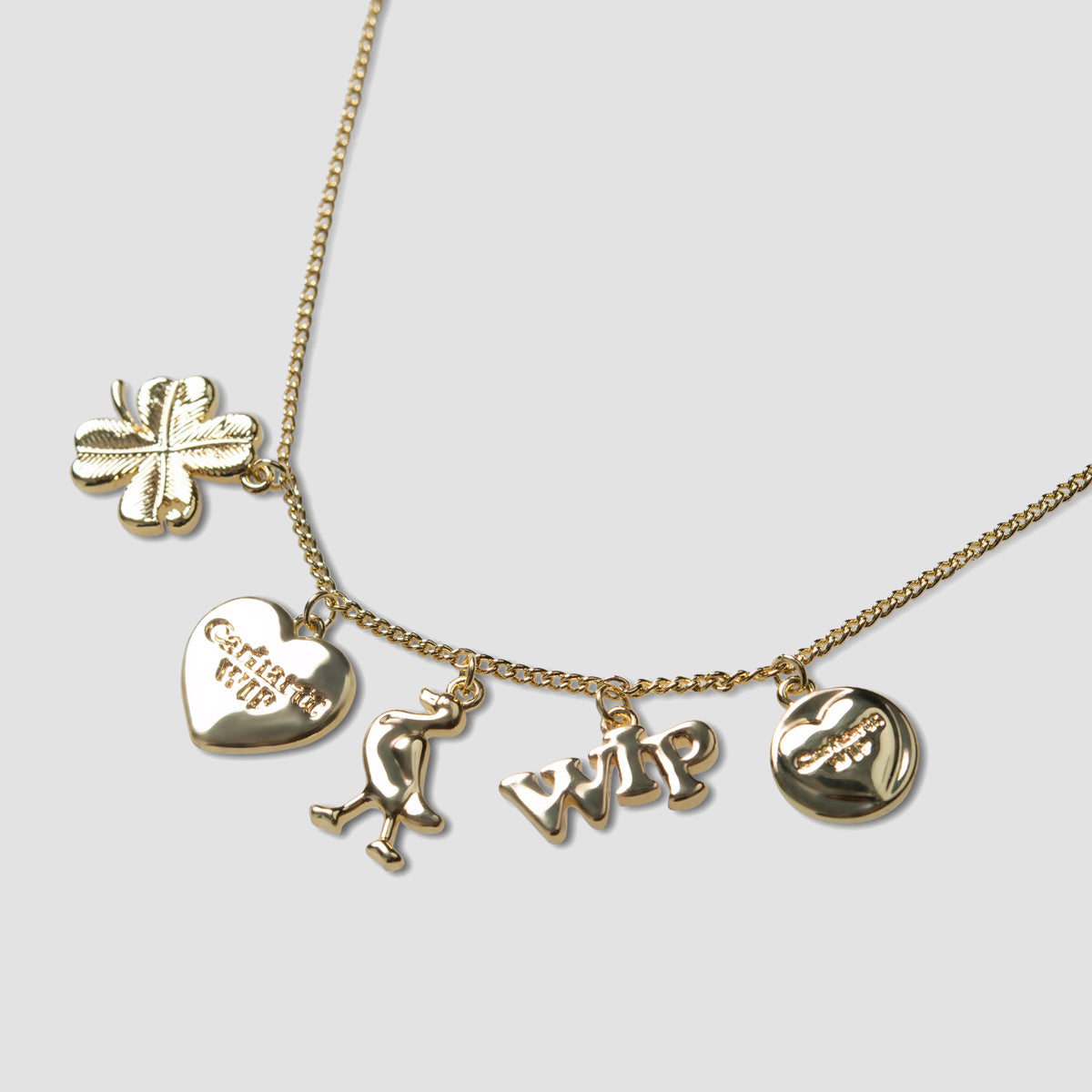 Carhartt WIP Charms Brass Necklace Gold