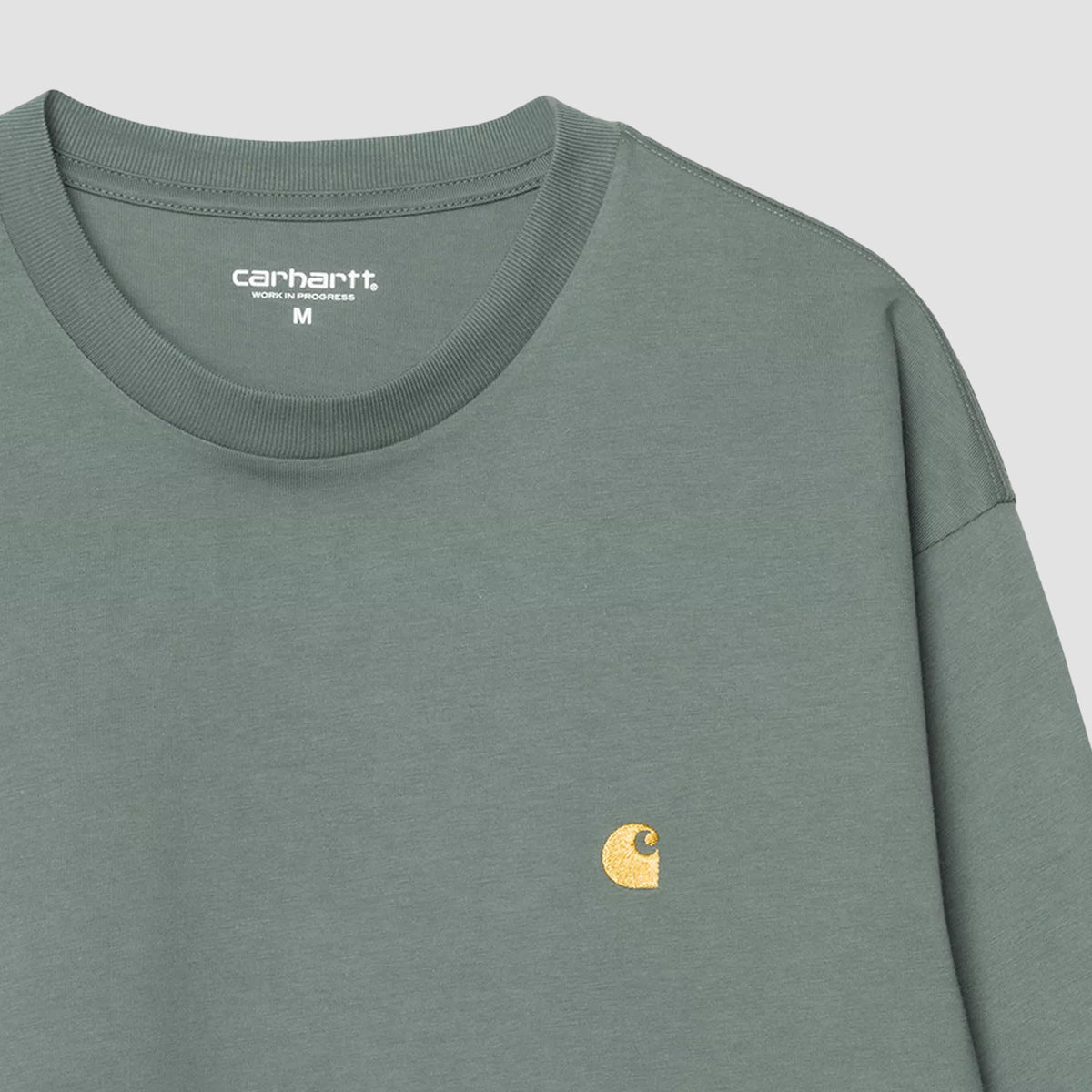 Carhartt WIP Chase Longsleeve T-Shirt Velvet Green/Gold