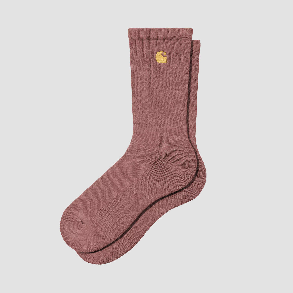 Carhartt WIP Chase Socks Dusky Pink/Gold