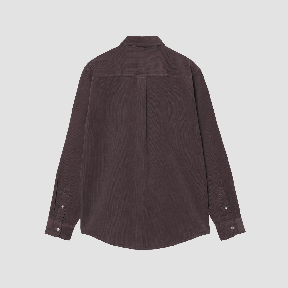 Carhartt WIP Madison Fine Cord Longsleeve Shirt Shale/Wax