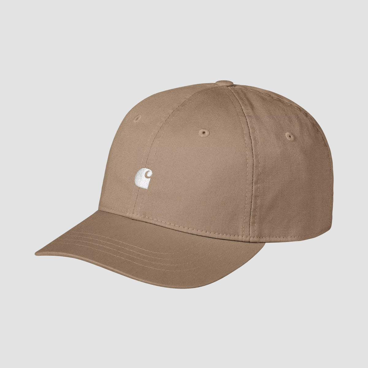 Carhartt WIP Madison Logo Cap Leather/White