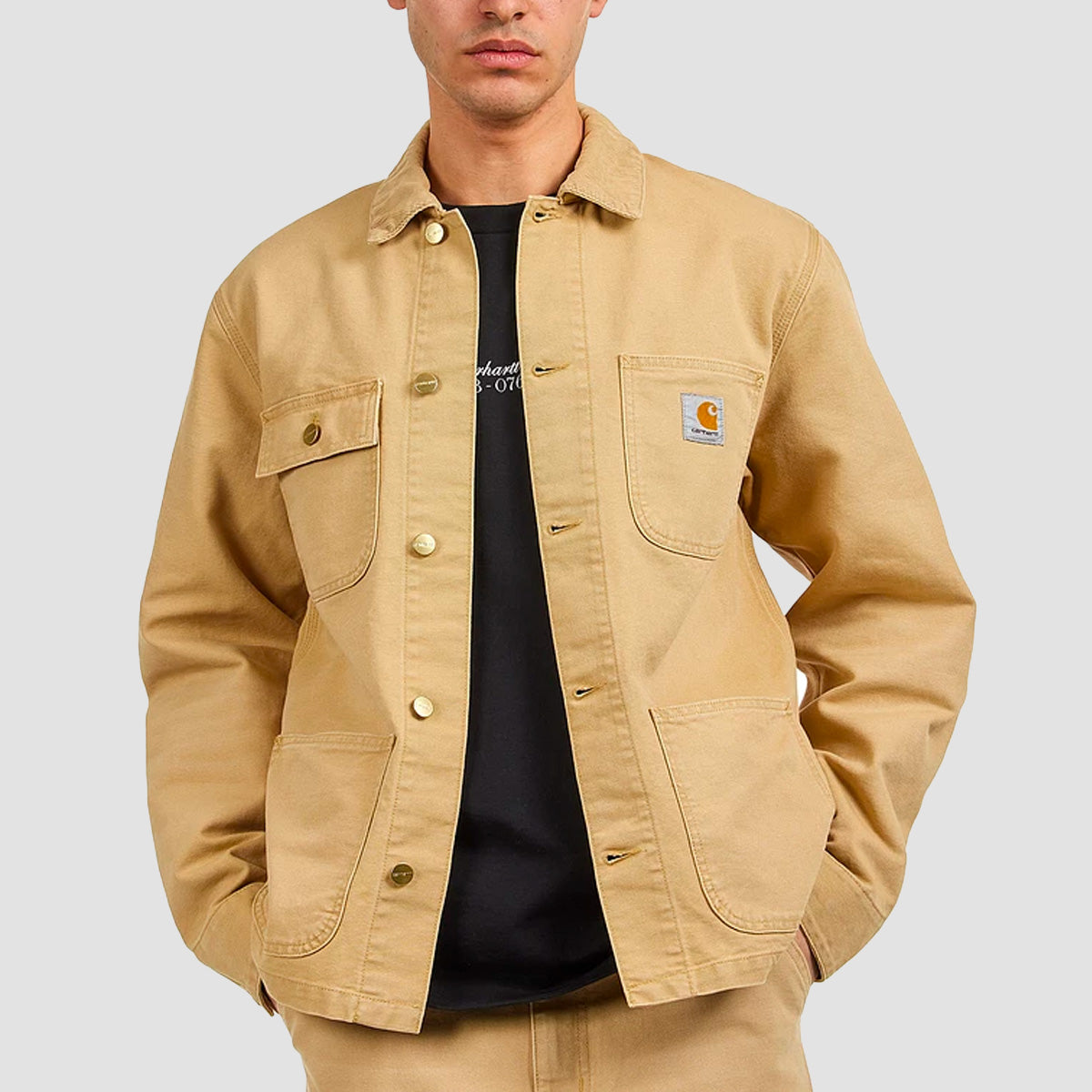 Carhartt WIP Michigan Coat Bourbon/Bourbon Aged Canvas