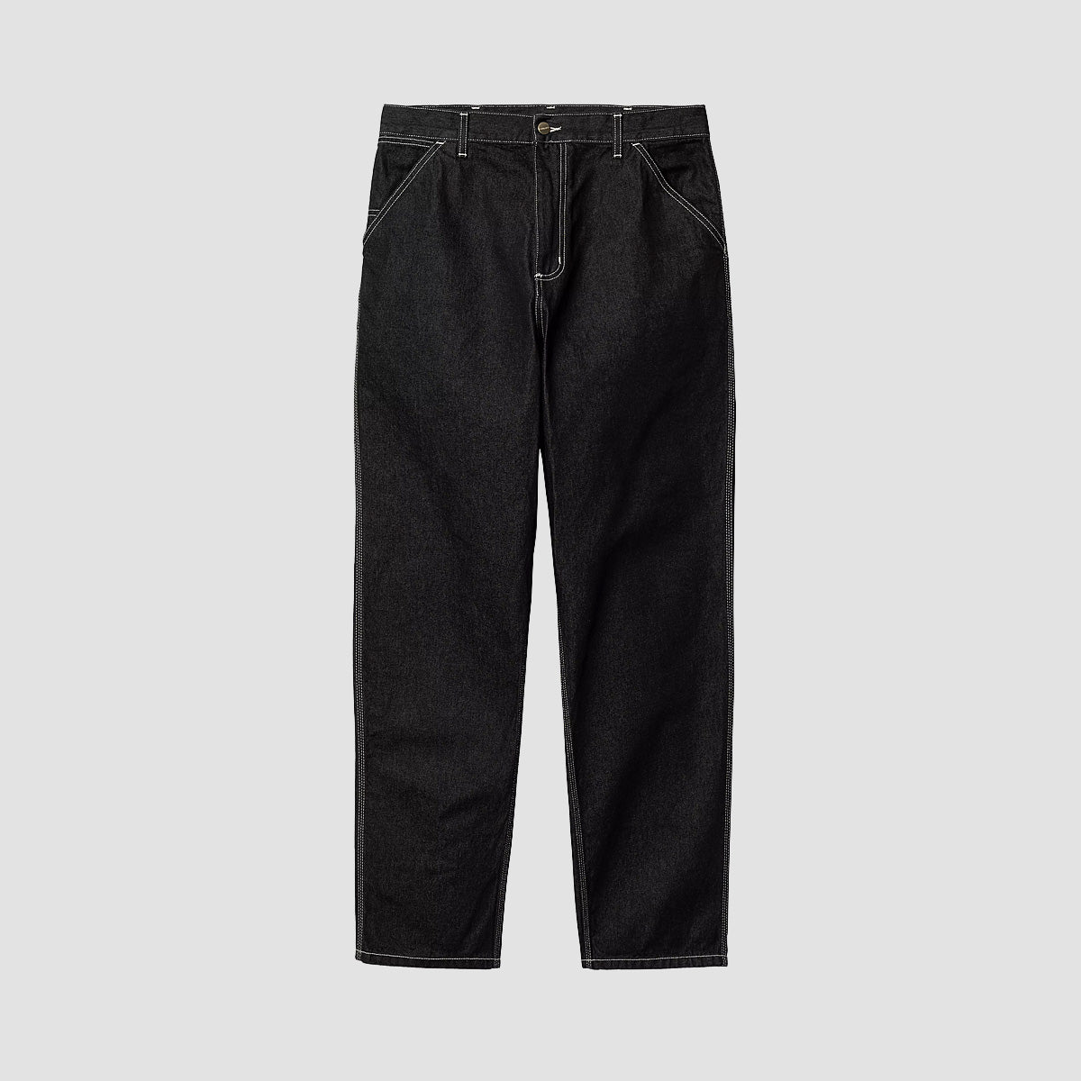 Carhartt WIP Simple Relaxed Fit Jeans Black One Wash