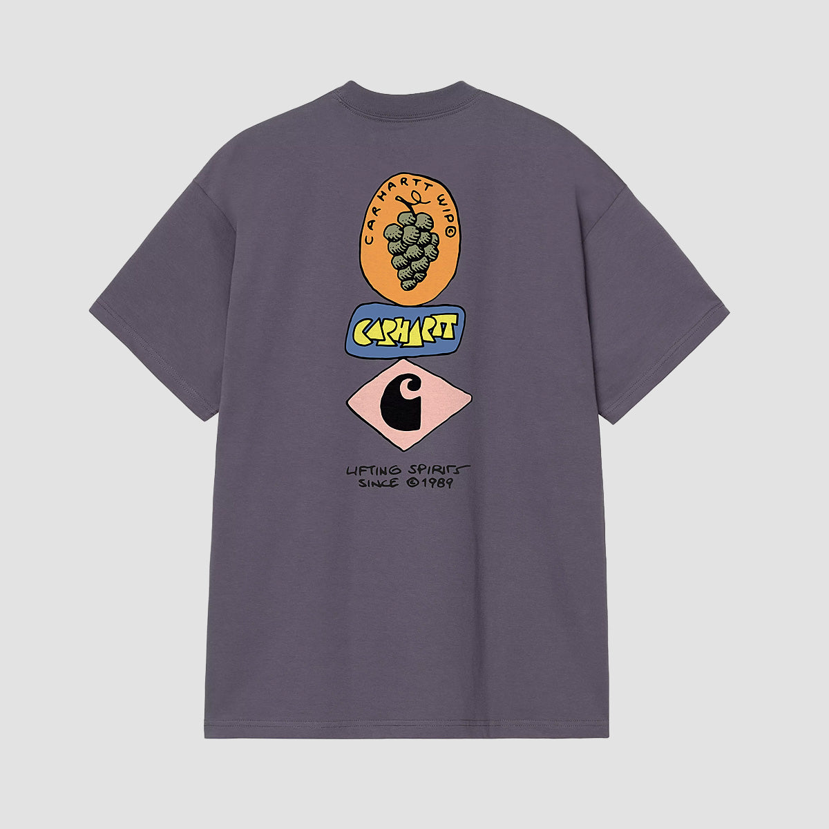 Carhartt WIP Stacked Grapes T-Shirt Shady Purple