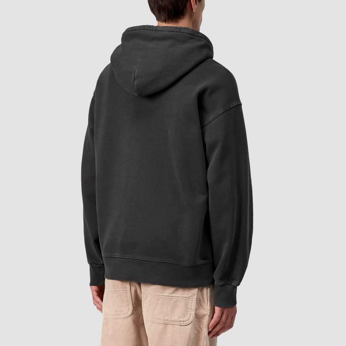 Carhartt WIP Vista Pullover Hoodie Black Garment Dyed