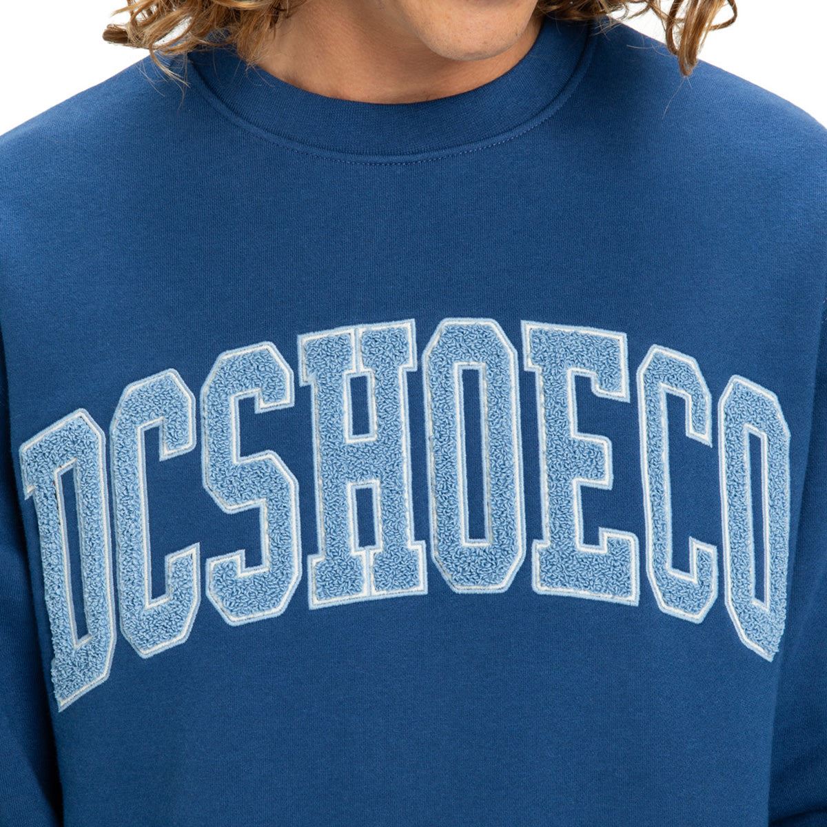 DC Varsity Crew Sweatshirt Estate Blue