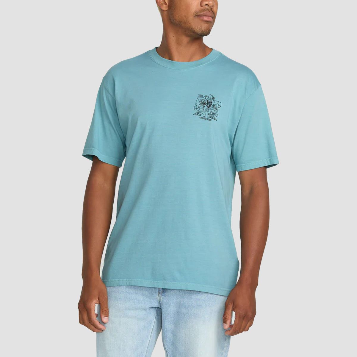 Volcom Rat Bar T-Shirt Used Blue