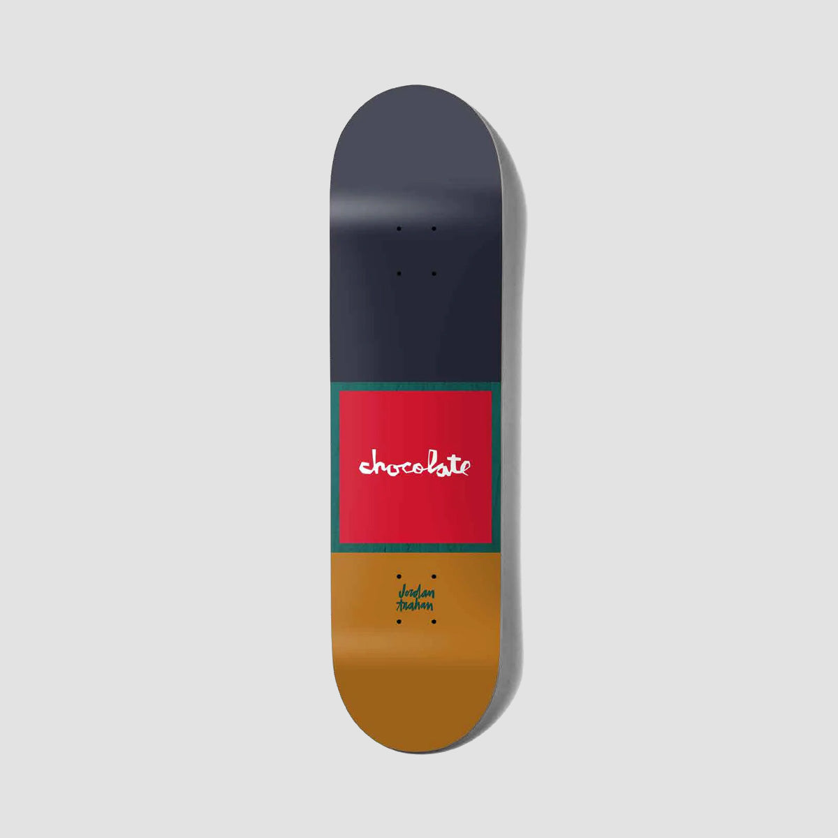 Chocolate Red Square Jordan Trahan Skateboard Deck - 8.375"