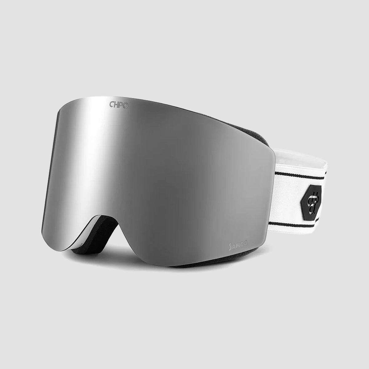 CHPO Samoa Snow Goggles White/Silver Mirror