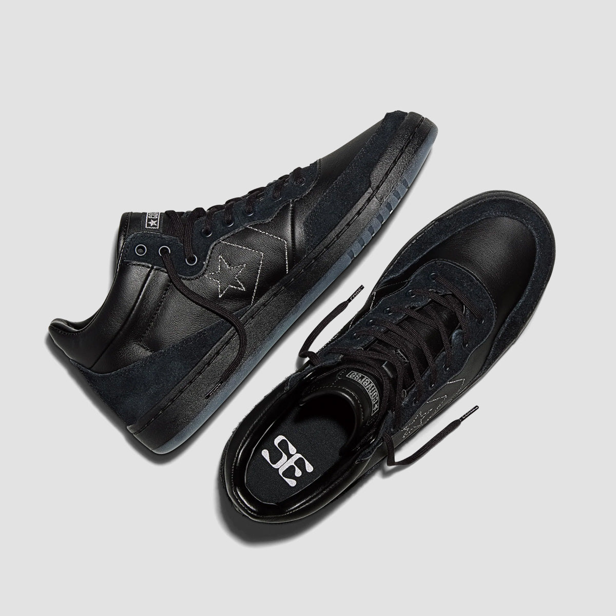 Converse Sage Elsesser Fastbreak Pro Mid Top Shoes - Black/Black/Black