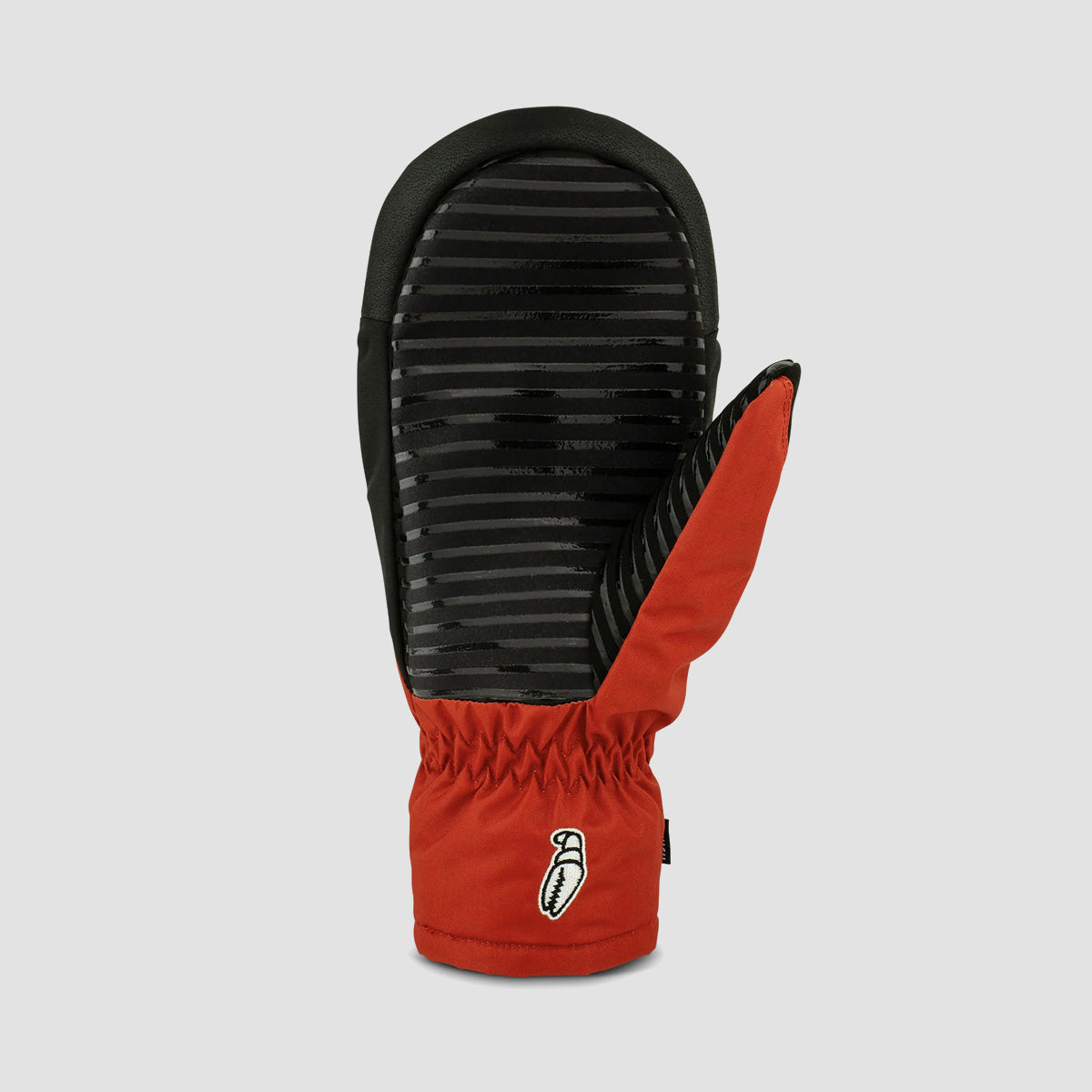 Crab Grab Punch Snow Mittens Original Red