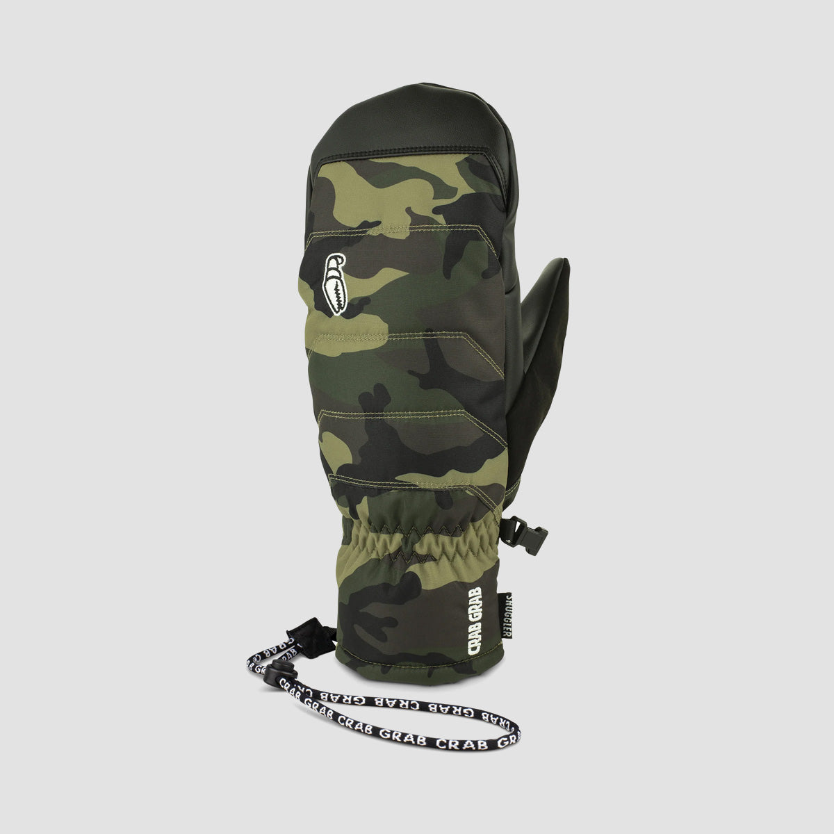 Crab Grab Snuggler Snow Mittens Woodland Camo