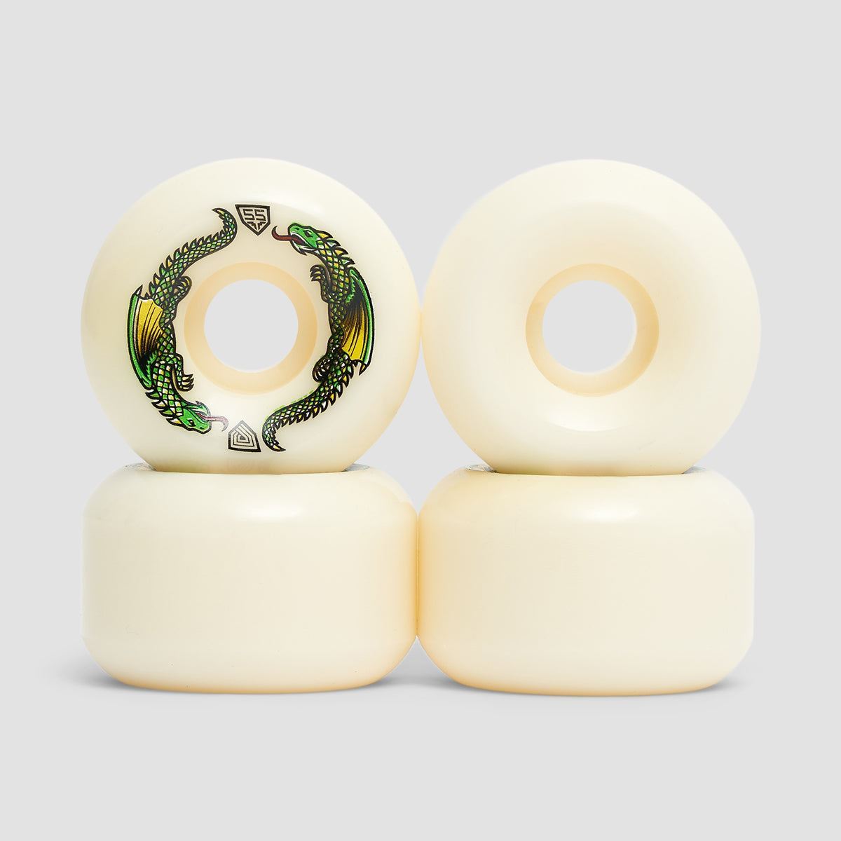 Powell Peralta Dragon Formula 93A V6 Skateboard Wheels Off White 55x35mm
