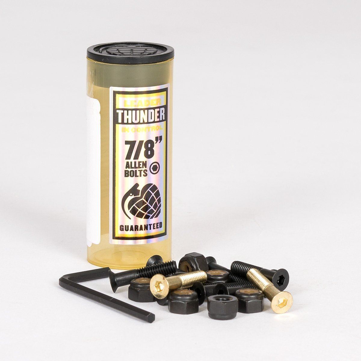 Thunder Allen Truck Bolts x8 Black/Gold 7/8 Inch