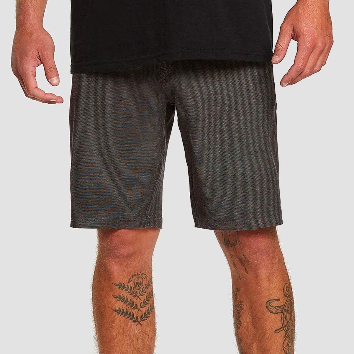 Volcom Frickin Surk N Turf Slub 20" Hybrid Shorts Black