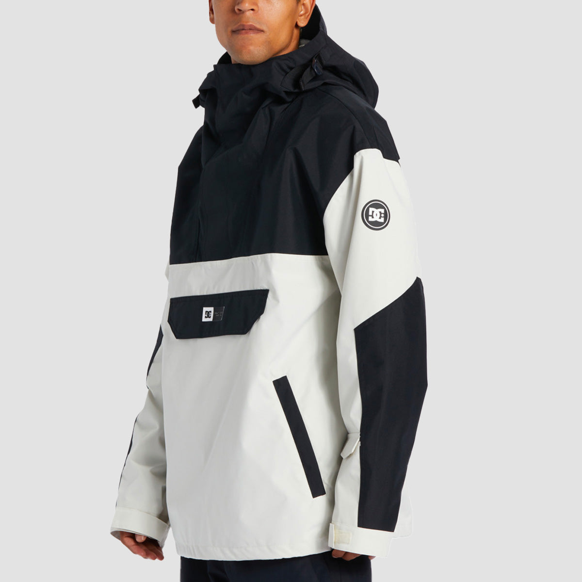 DC 43 10K Pullover Snow Jacket Silver Birch