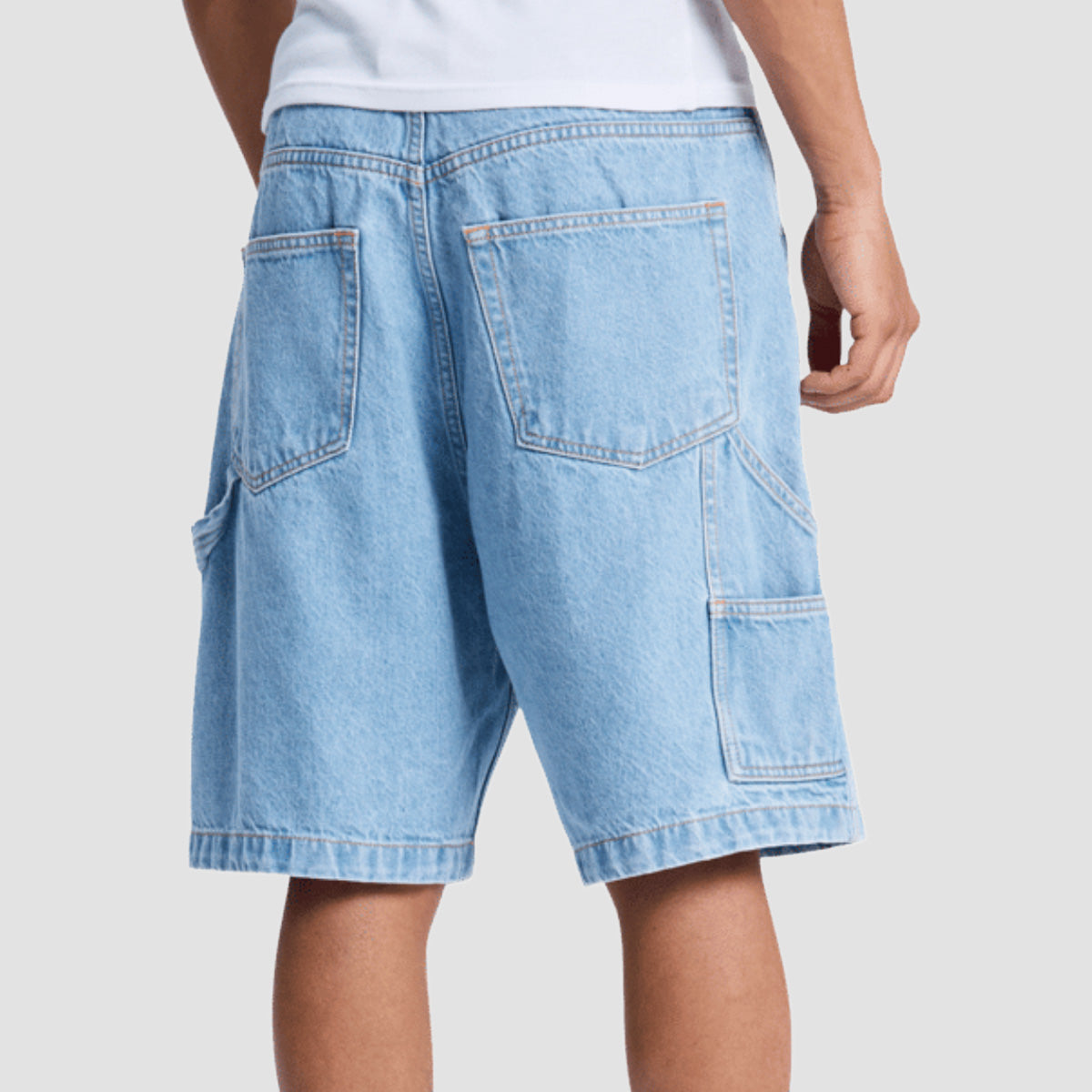 DC Baggy Denim Jort Shorts Indigo Light