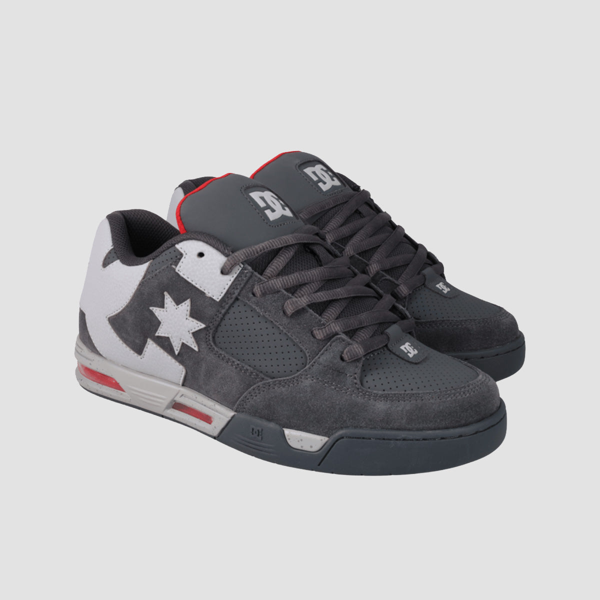 DC Command Shoes - Dark Grey/Red