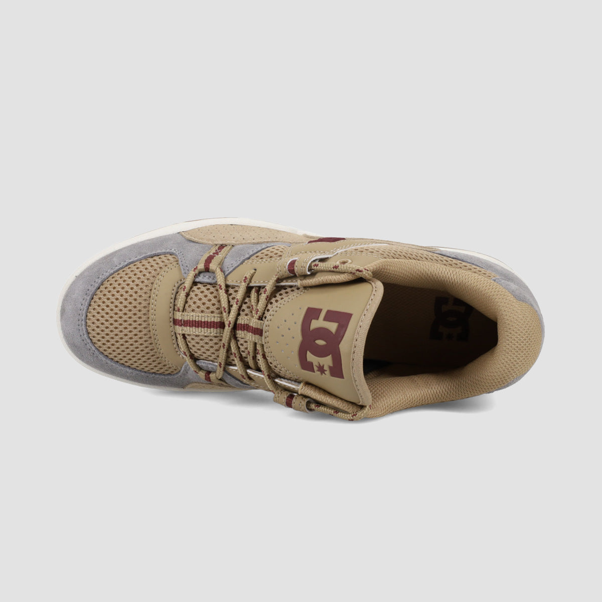 DC Construct Shoes - Grey/Tan/Off White