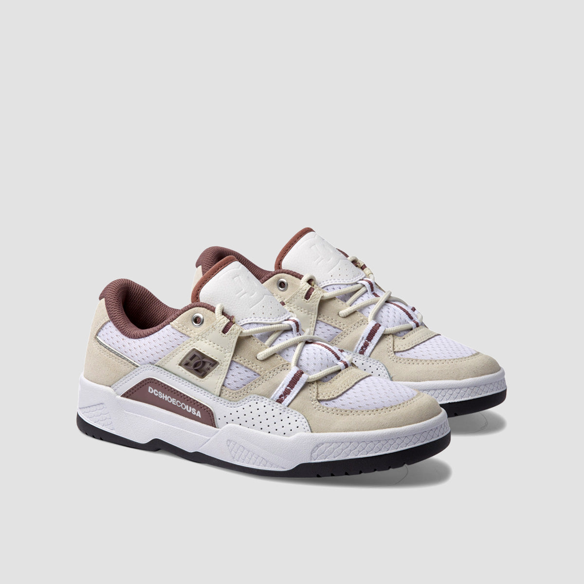 DC Construct Shoes - White/Grapeade - Womens