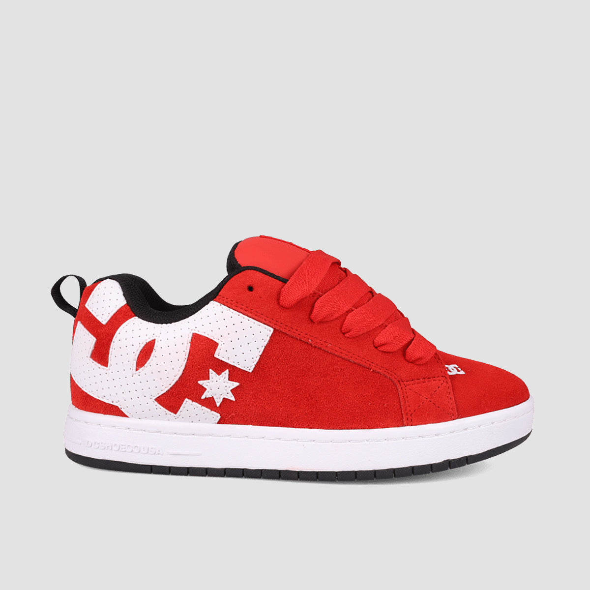 DC Court Graffik SE Shoes - Red/White