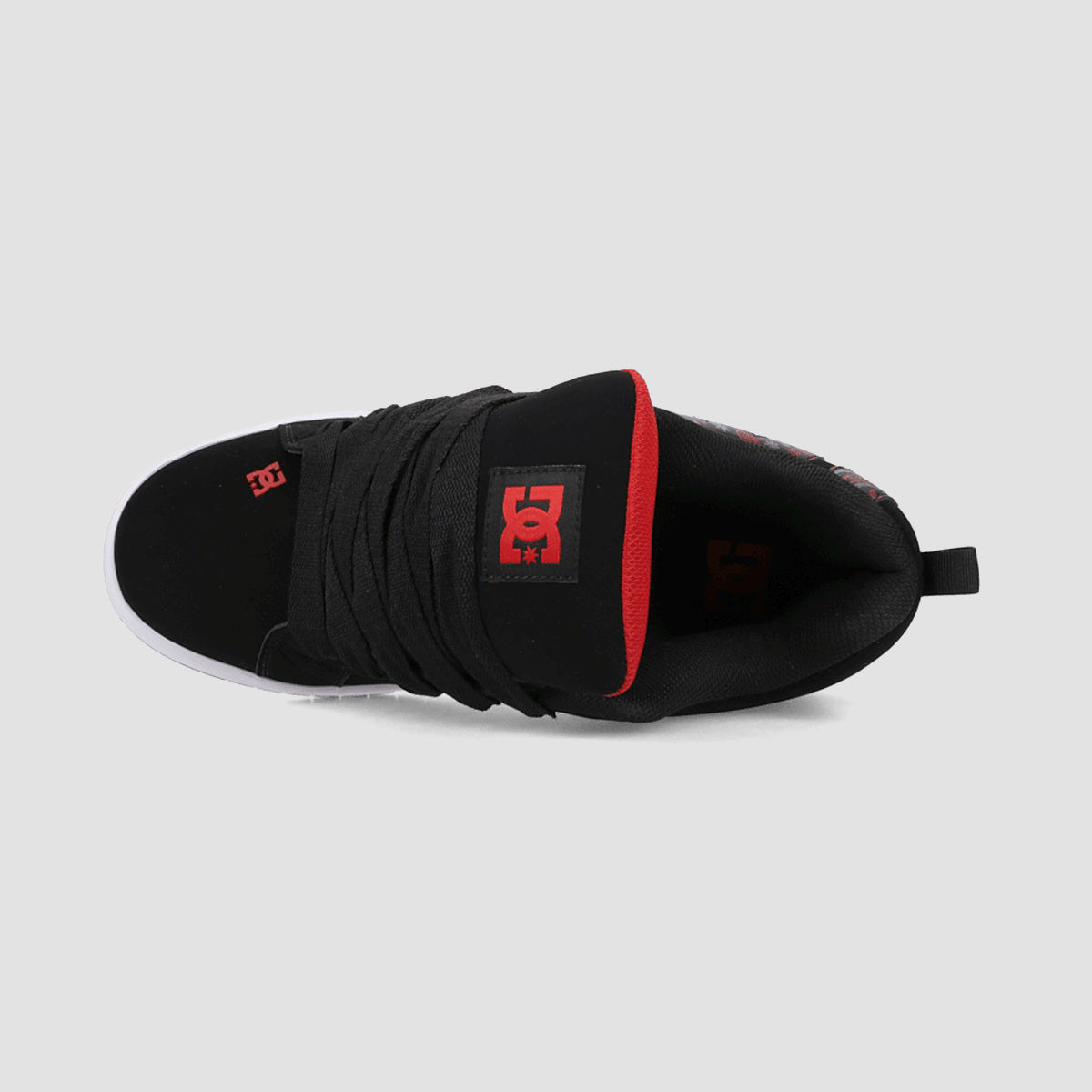 DC Court Graffik Shoes - Black/Grey/Red