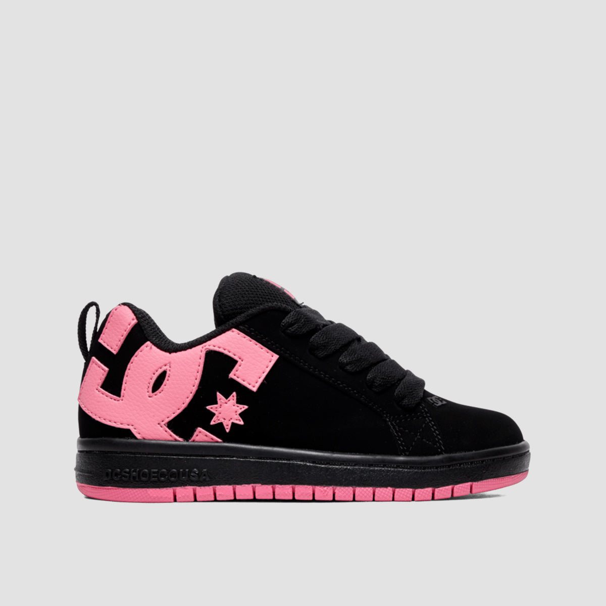 DC Court Graffik Shoes - Black/Pink - Girls