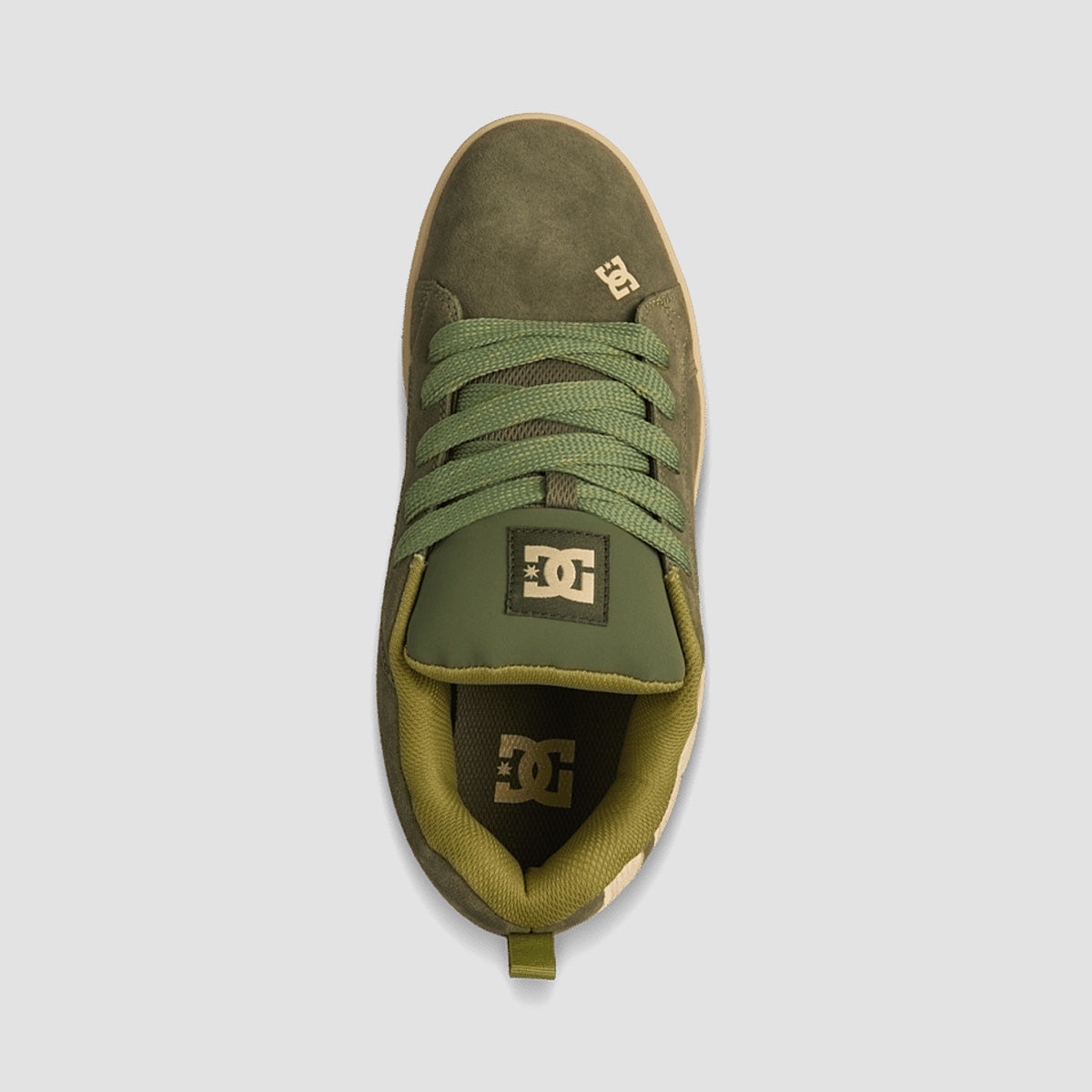 DC Court Graffik Shoes - Light Olive/Oyster