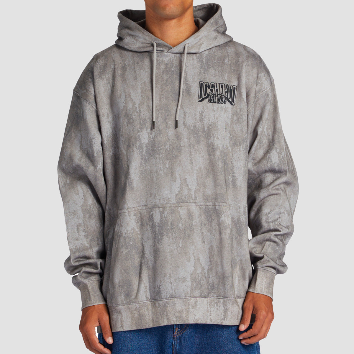 DC Hangar Pullover Hoodie Grey Stone