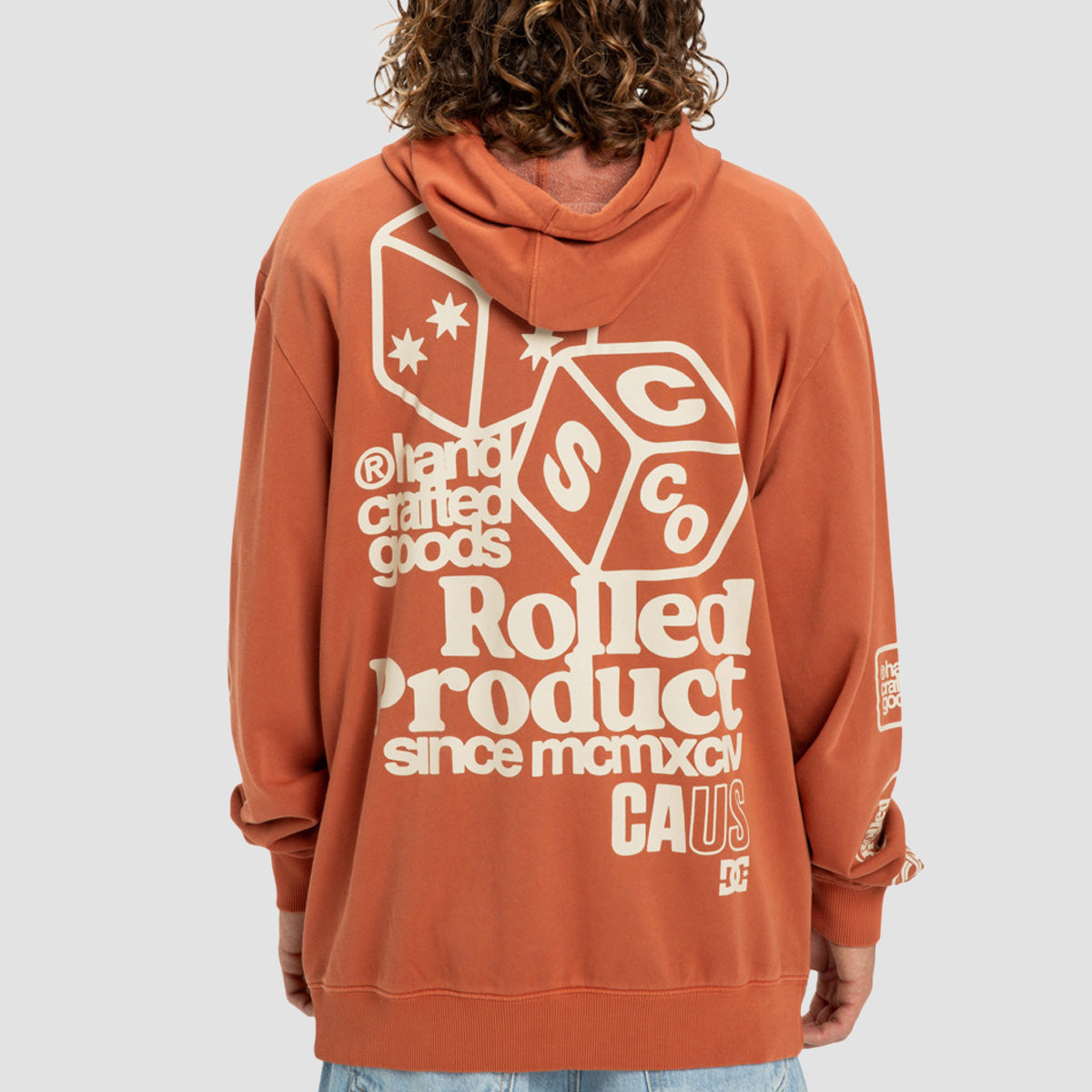 DC Hi Rolling Pullover Hoodie Picante