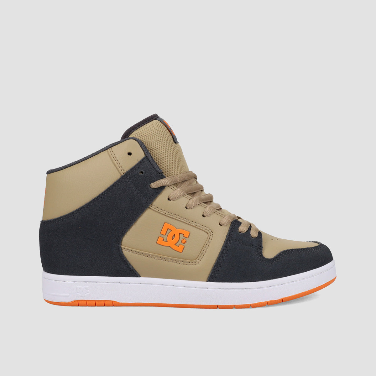 DC Manteca 4 High-Top Shoes - Grey/Beige/Khaki
