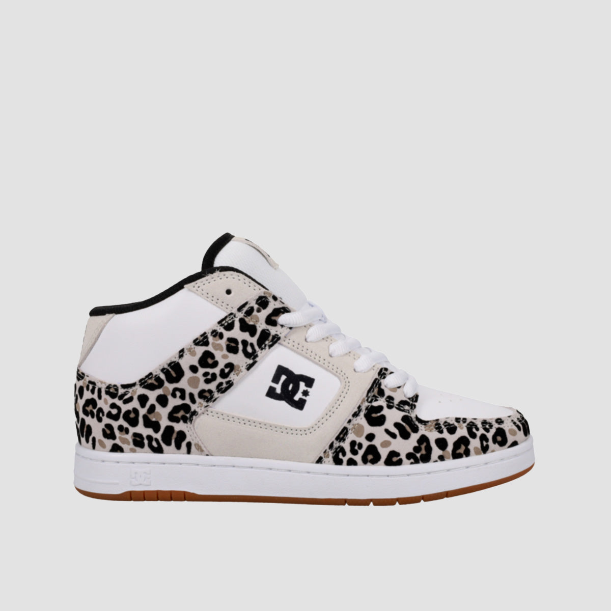 DC Manteca 4 Mid Top Shoes - Leopard Print - Womens