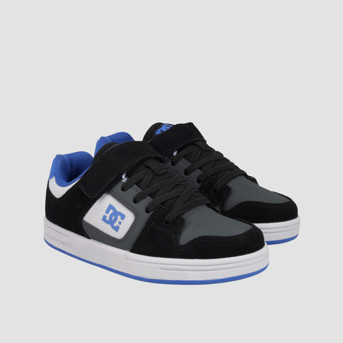 DC Manteca 4 V Shoes - Black/Grey/Blue - Kids