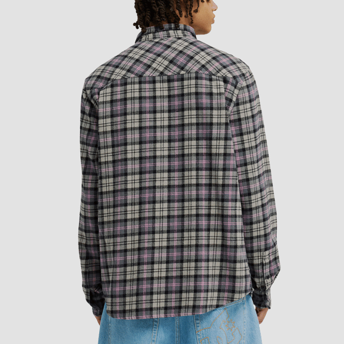 DC Marshal Flannel Longsleeve Shirt Black 2