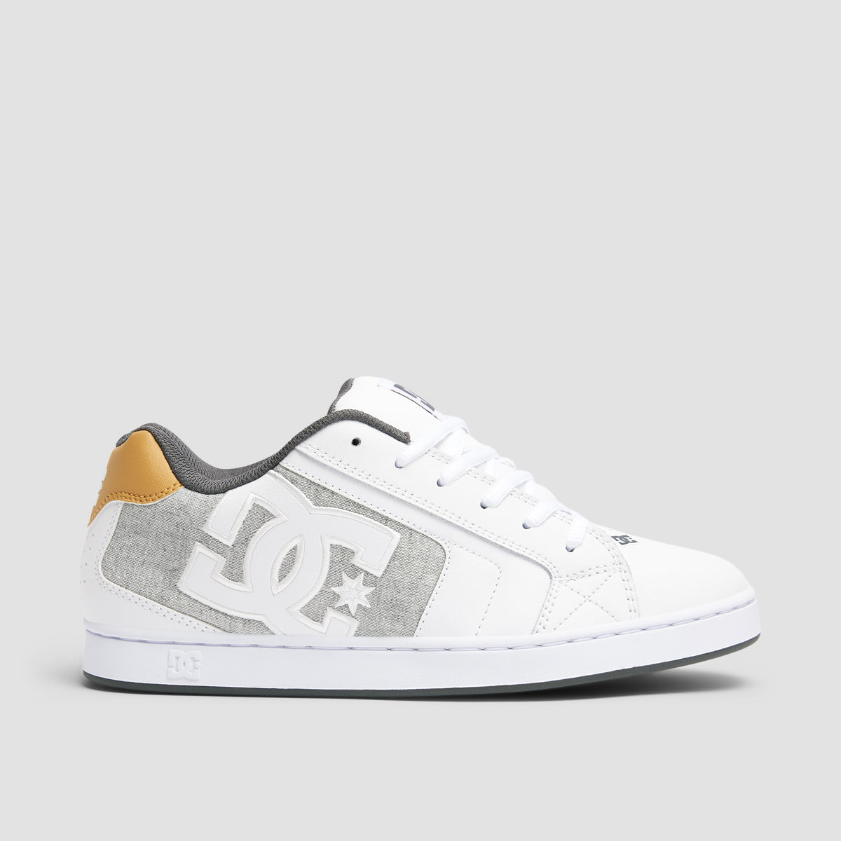 DC Net Shoes - White/White/Light Grey