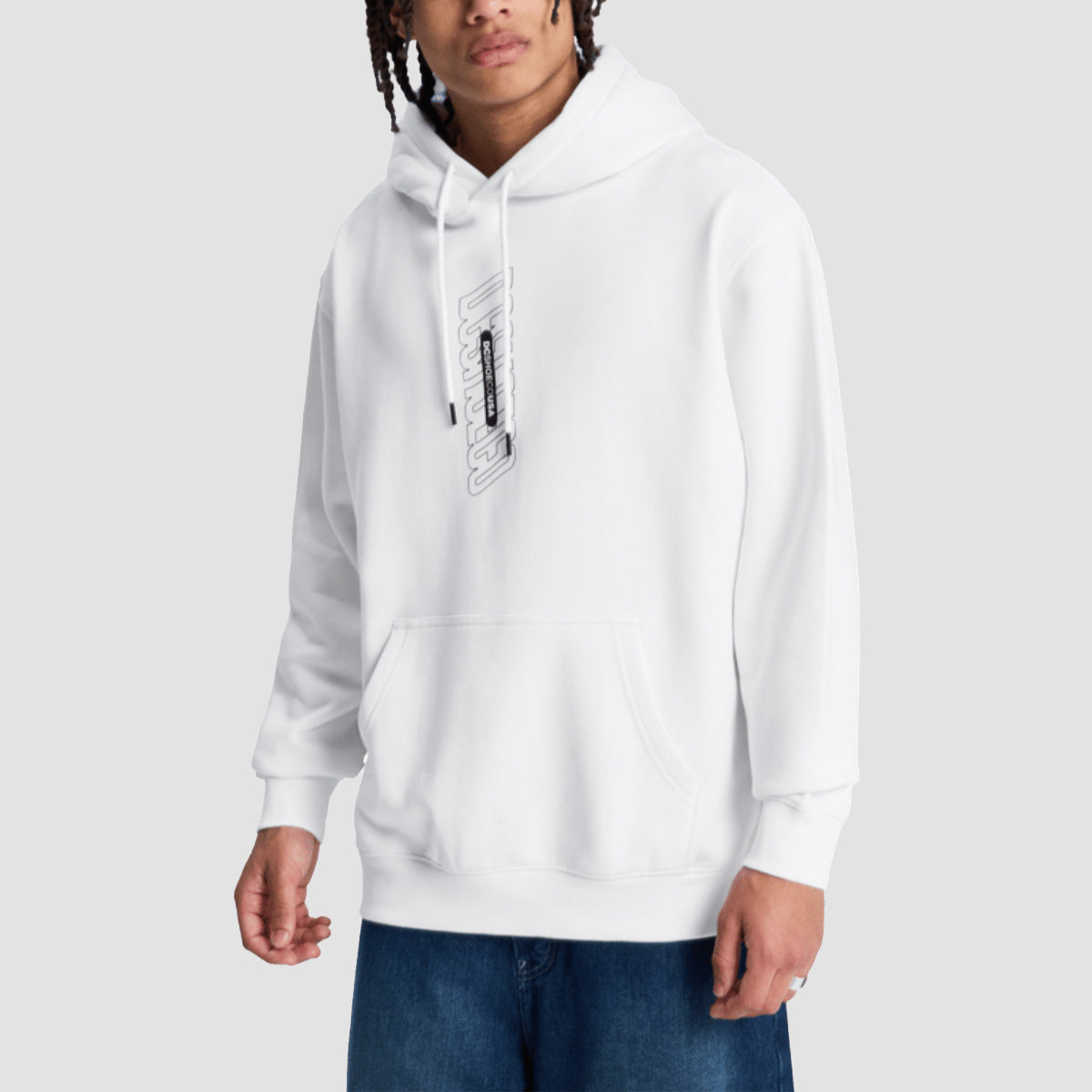 DC Omega Pullover Hoodie Bright White