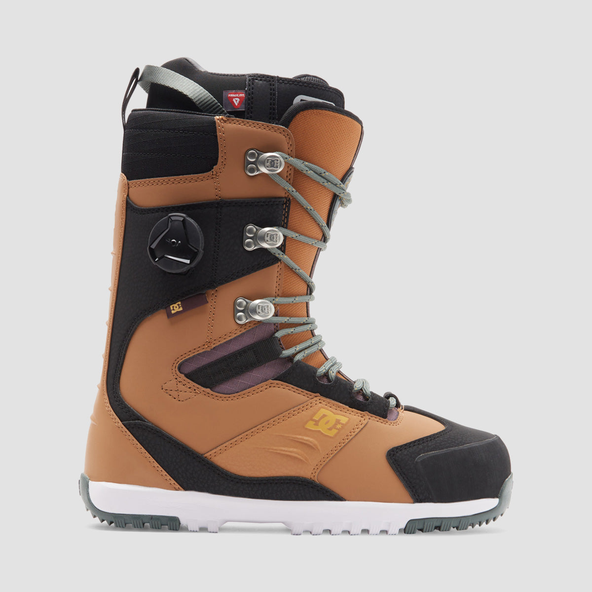 DC Premier Hybrid BOA Snowboard Boots Brown Black White