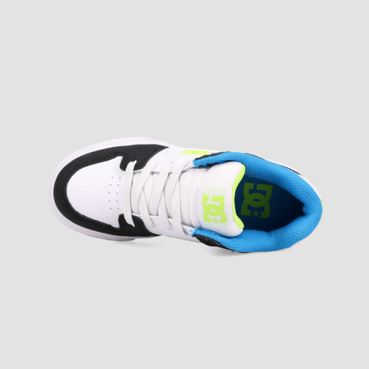 DC Pure Elastic Shoes - Black/Blue/Lime - Kids