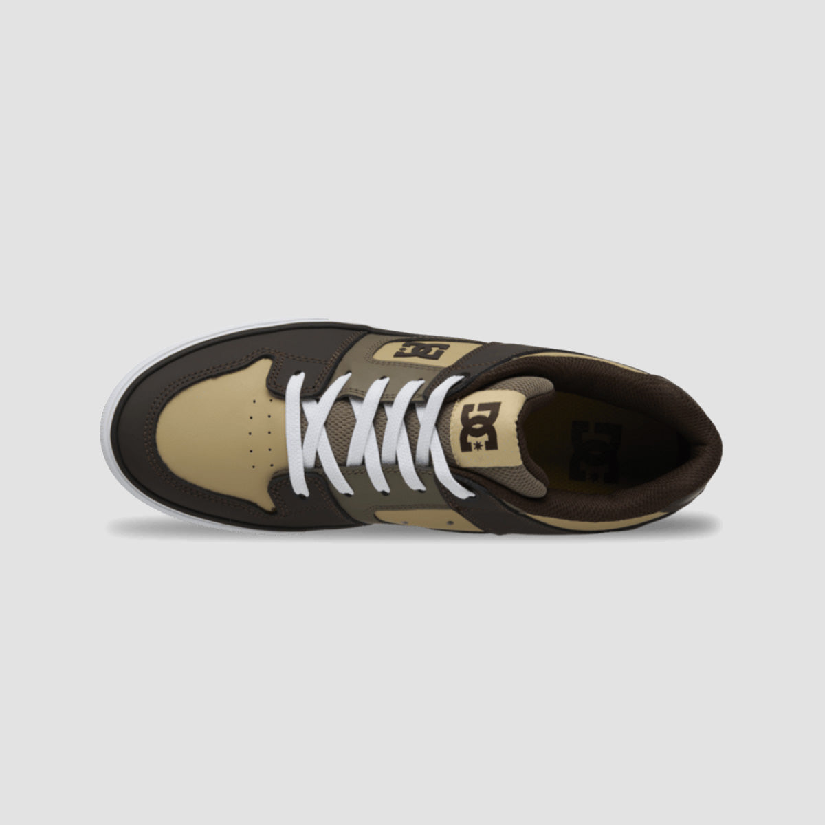DC Pure Elastic Shoes - Brown/White - Kids